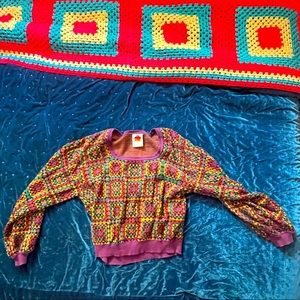 Farm Rio Crochet Sweater